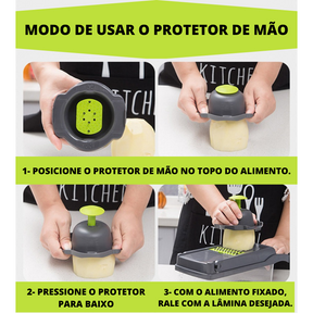 CORTADOR DE LEGUMES MULTIFUNCIONAL 12 EM 1