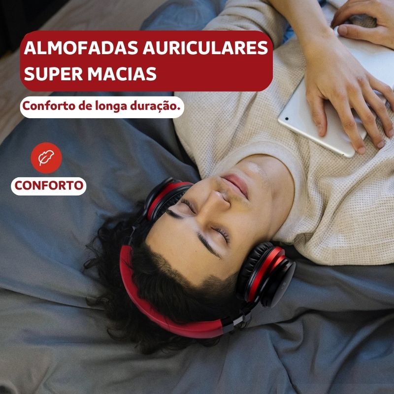 Headphone Bluetooth com Cancelamento de Ruído Ativo