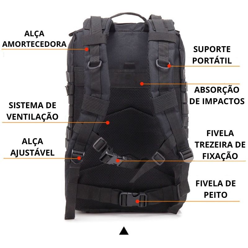 Mochila Tática Militar 25L | Impermeável